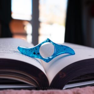 book holder, epoxid, modra