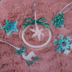 vianočné ozdoby epoxid