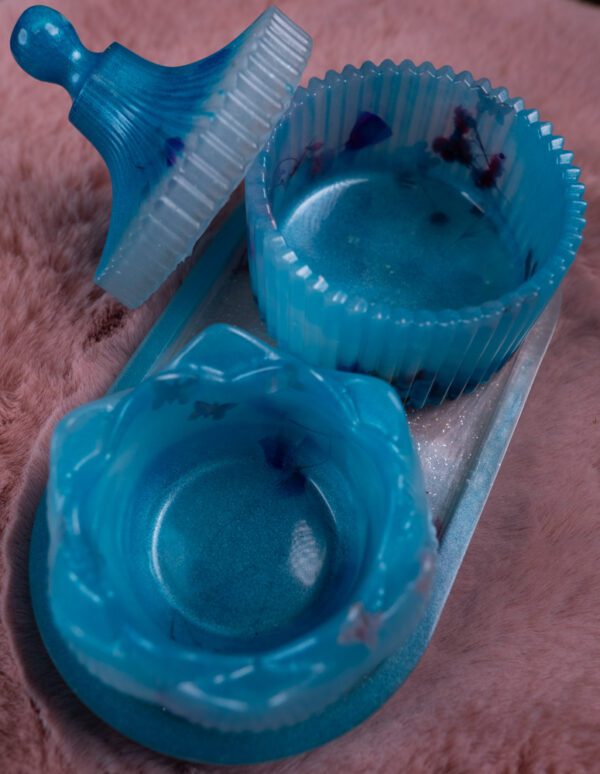 sada epoxid sviečka šperkovnica