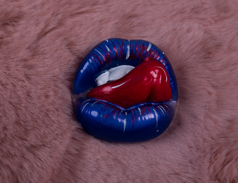 pery jazyk magnet magnetka epoxid dekoracia