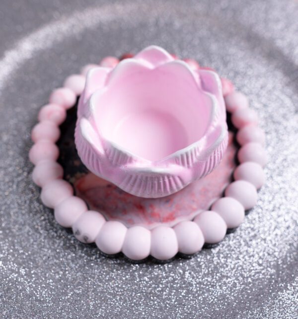 svietnik živica epoxid dekoracia tanierik