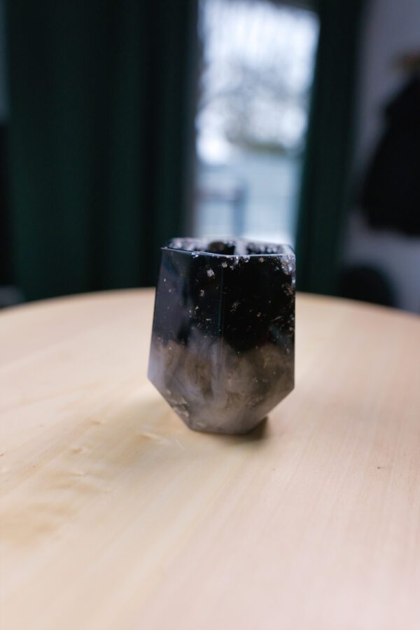 Pohárik na kozmetické štetce - čierny