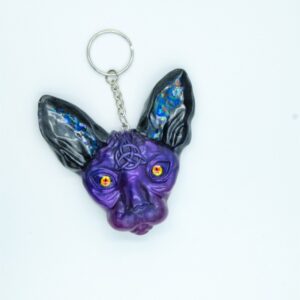 klucenka macka epoxid zivica dekoracia