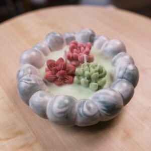 sviecka sojovy voska rucne vyrobena handmade