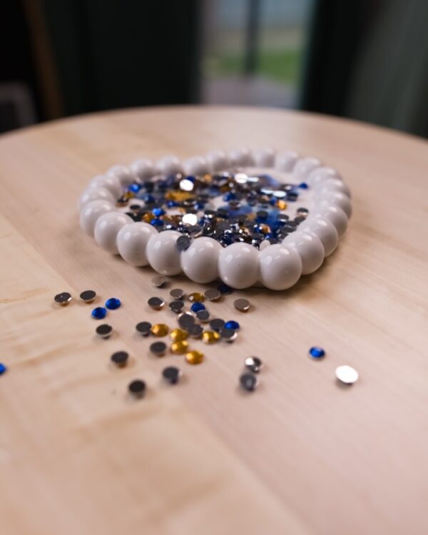 tanierik srdce srdiecko sadra rucna vyroba sviecka svietnik