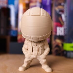 motorkar biker kniha knihy knizny doplnok model 3D tlac print pla funko pop