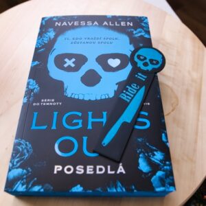zalozka bookmark lights out kniha knihy books book