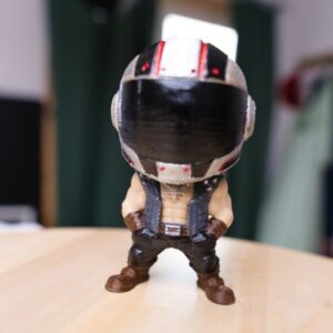 motorkar biker kniha knihy knizny doplnok model 3D tlac print pla funko pop