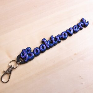 booktrovert klucenka keychain 3D tlac print