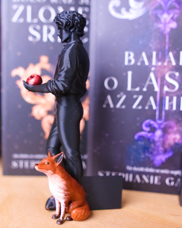 jacks bolo raz jedno zlomene srdce postavicka liska jablko 3D tlac doplnok kniznica