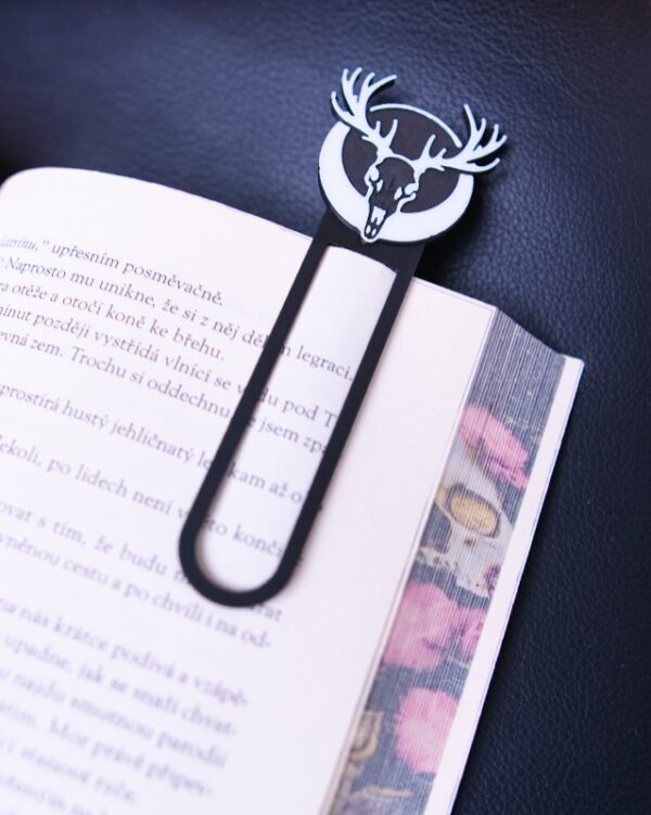 záložka bookmark 3D tlac jelen deer klips