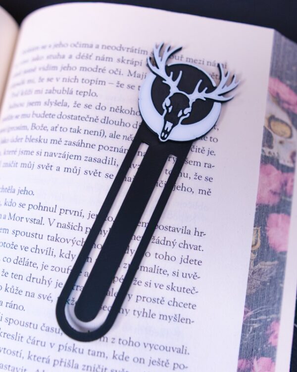 záložka bookmark 3D tlac jelen deer klips