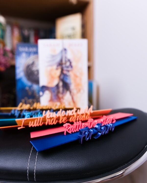 tron zo skla Throne of glass zalozky bookmark