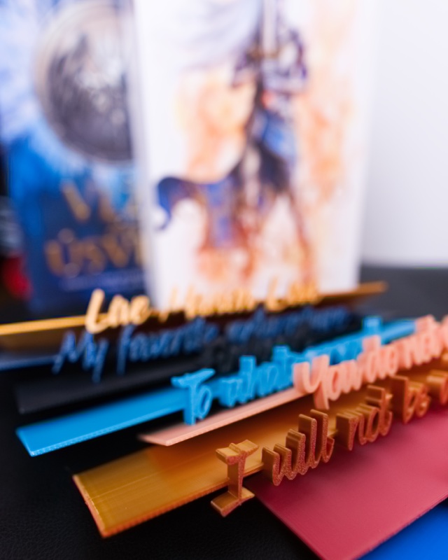 tron zo skla Throne of glass zalozky bookmark