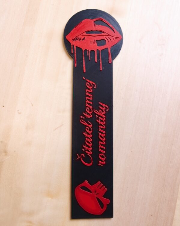 dark romance reader zalozka bookmark citatel temnej romantiky