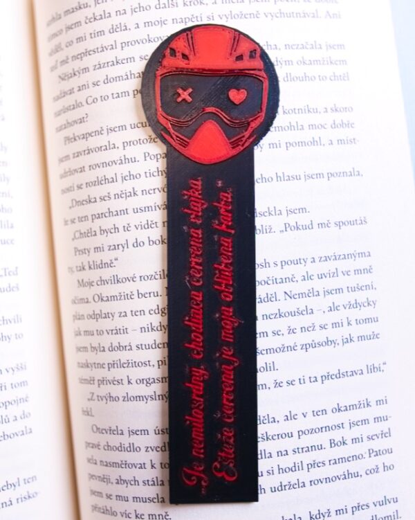 dark romance reader zalozka bookmark citatel temnej romantiky caught up