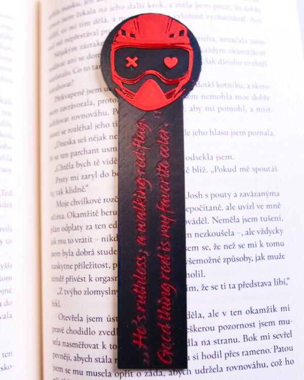 dark romance reader zalozka bookmark citatel temnej romantiky caught up