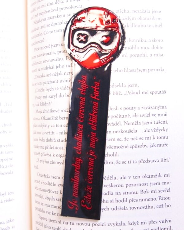 dark romance reader zalozka bookmark citatel temnej romantiky caught up