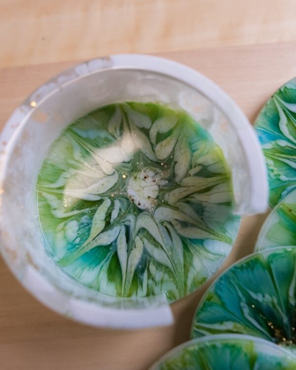 luxusna sada podtacok handmade epoxid