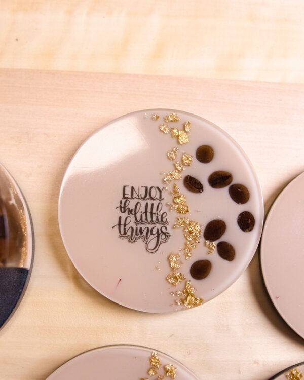 luxusna sada podsalok handmade epoxid